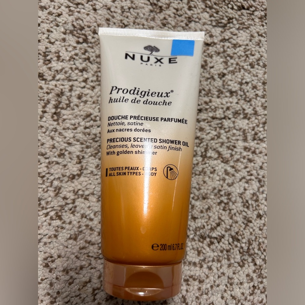 Nuxe Precious Scented Shower Oil with Golden Shimmer